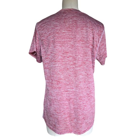 Russell Red Heather Arkansas Razorbacks V-Neck Womens Tee XL (16-18) Sporty - Picture 2 of 5